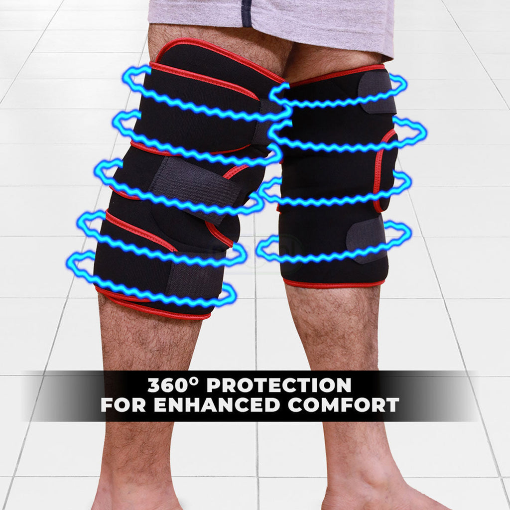 Magnetic Knee Support Brace Adjustable 360° Compression Knee Pain Relief Support with Breathable Fabric (Buy 1 Get 1 Free)