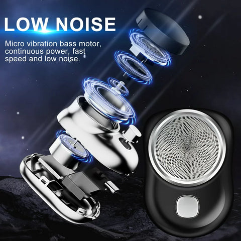 Ultra-Compact Mini Electric Shaver – USB Rechargeable Pocket Razor for Smooth Grooming