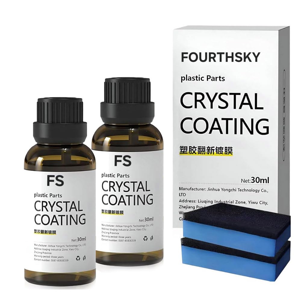 Crystal Coating for Plastic Parts | Car Dashboard Polish & Interior Cleaner Buy 1 Get 1