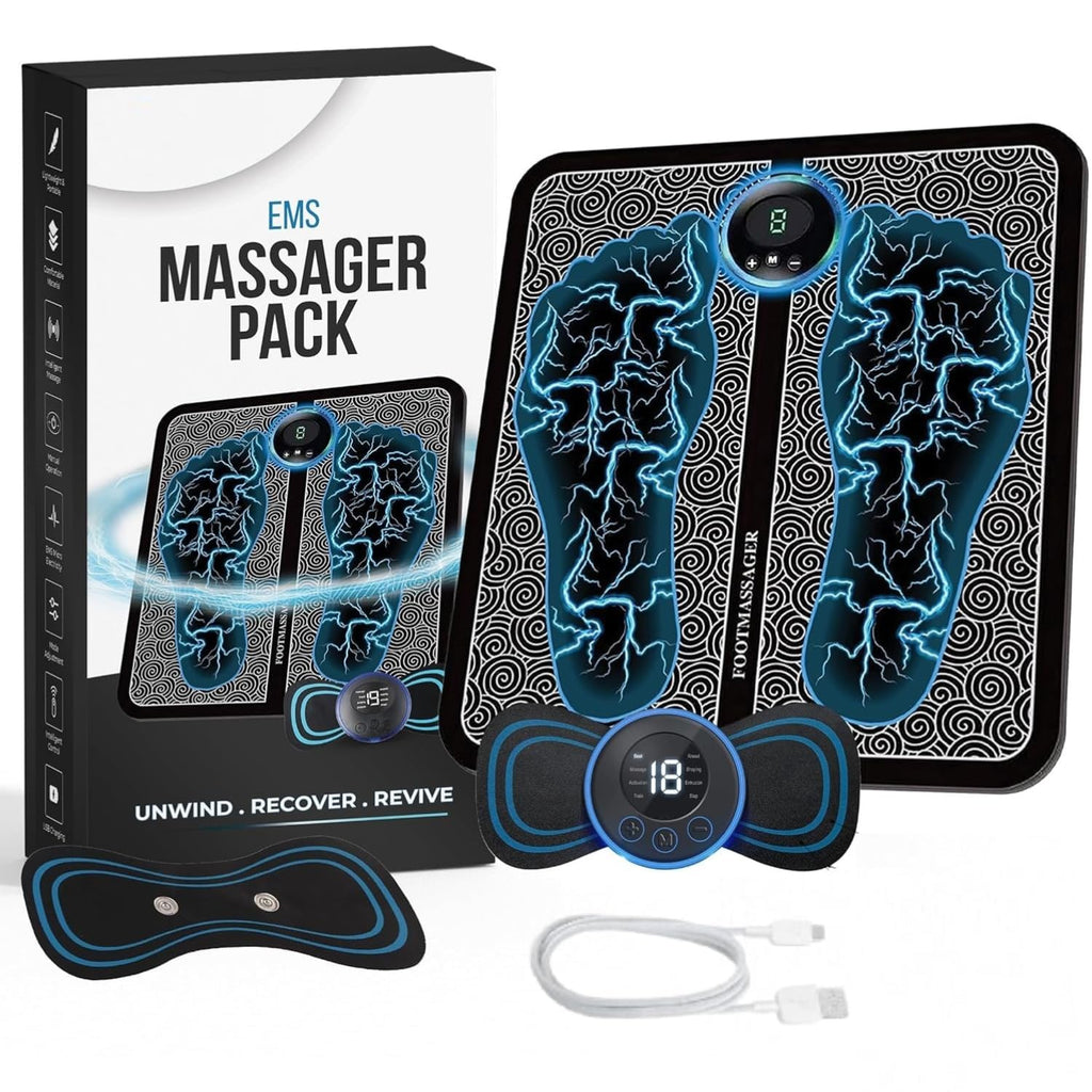 👣 Smart EMS Foot Massager Mat for Relaxation & Daily Comfort