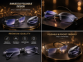 Smart Foldable Reading Glasses (Buy1 Get2 Free)