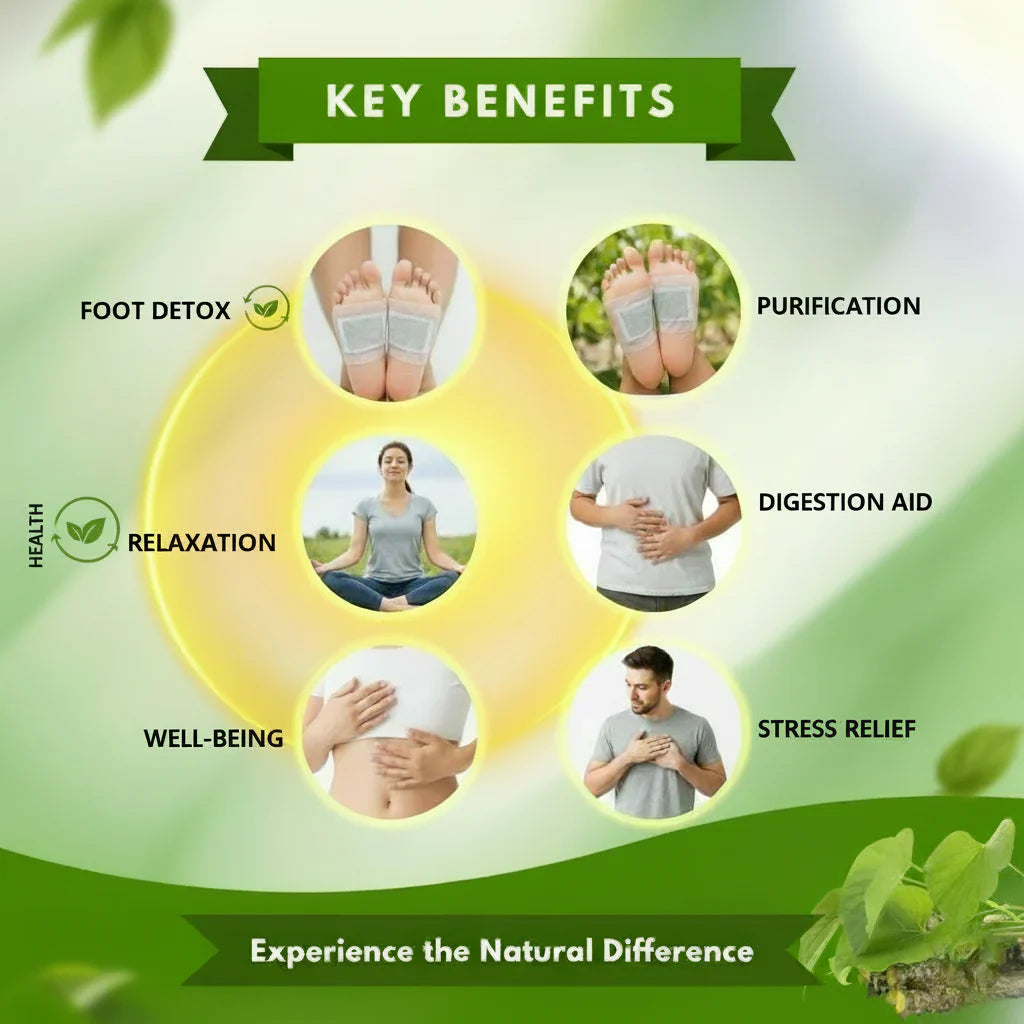 Herbal Giloy Detox Foot Patches Pack of 20