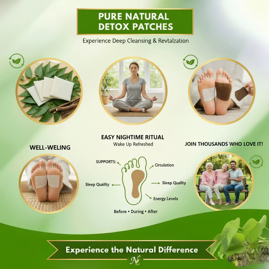 Herbal Giloy Detox Foot Patches Buy10 Get 20 (Pack of 30)