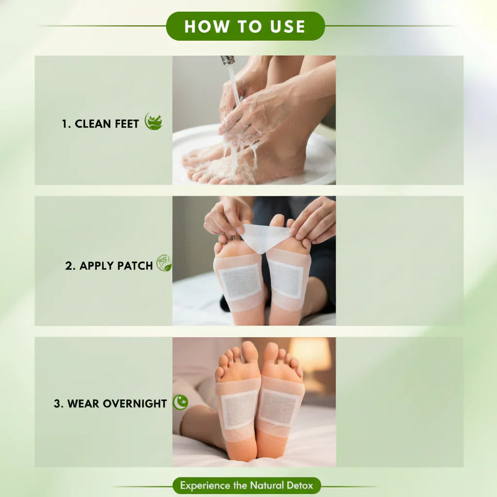 Herbal Giloy Detox Foot Patches Pack of 20