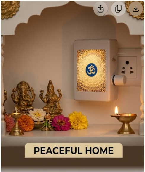 Divine 32-in-1 Continuous Mantra Chanting Device with Built-In Night Lamp